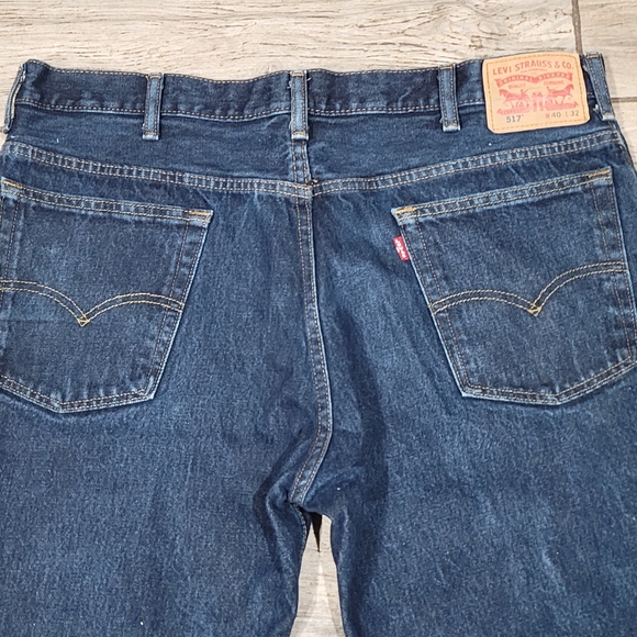 Mens Levis 517 dark denium boot cut Jens 39 x 31 - Picture 8 of 12
